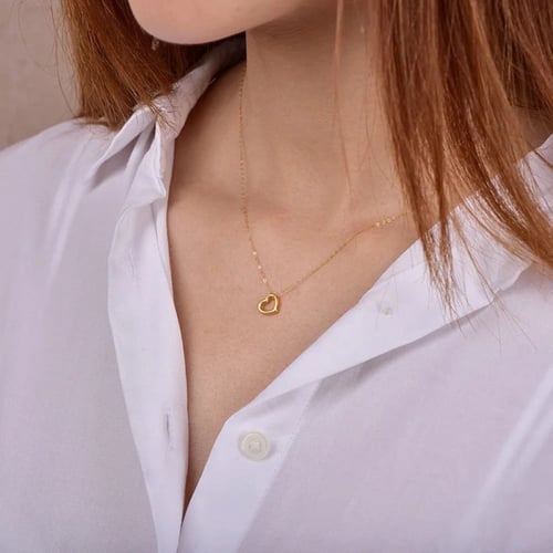 سلسال الحب مطلي ذهب