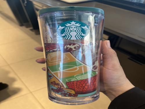 Foot ball tumbler 16 oz