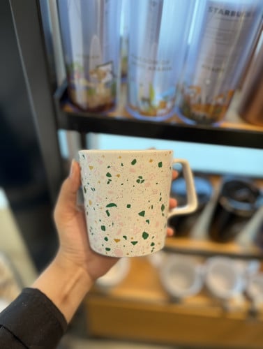 Terazzo ceramic cup