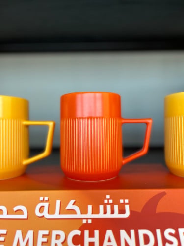 Pumpkin ceramic orange cup