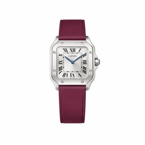 CARTIER SANTOS RUBBER STRAP