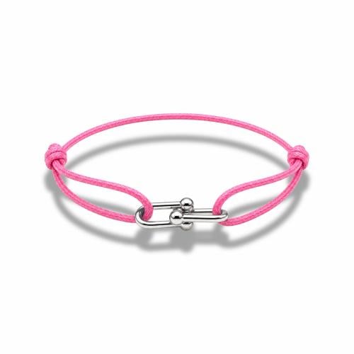 PINK HORSESHOE BRACELET