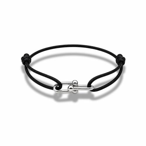 BLACK HORSESHOE BRACELET