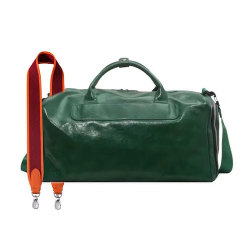 GREEN TRAVEL BAG + STRAP
