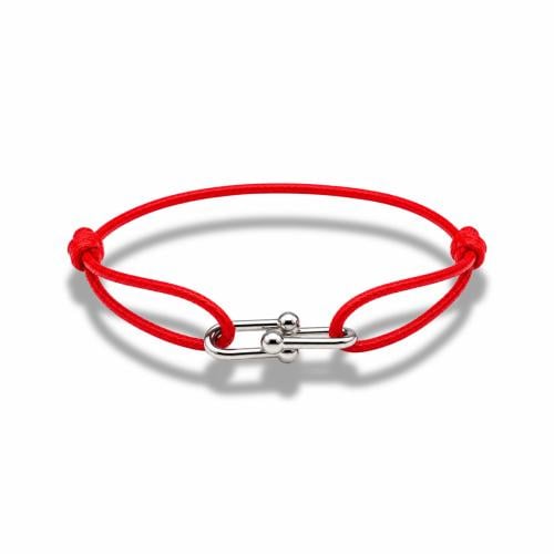 RED HORSESHOE BRACELET