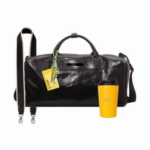 BLACK TRAVELERS BAG