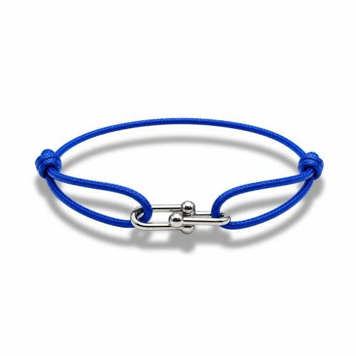 ROYAL BLUE HORSESHOE BRACELET