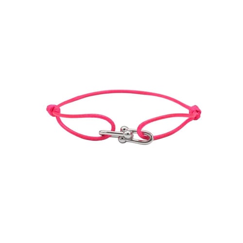 FUCHSIA HORSESHOE BRACELET