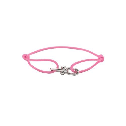 PINK HORSESHOE BRACELET