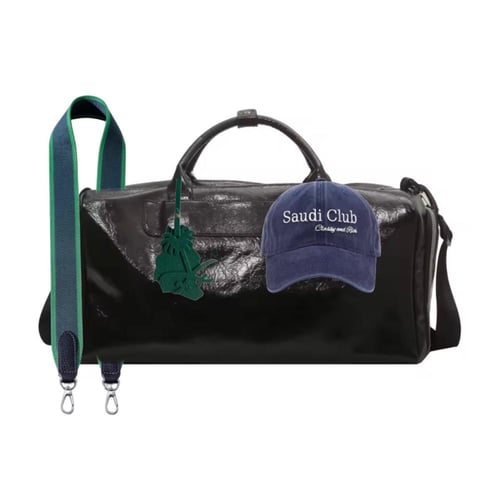 TRAVEL BAG + STRAP + CHARMS + SAUDI HAT