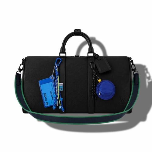 BLUE SET OF 4 CHARMS + STRAP
