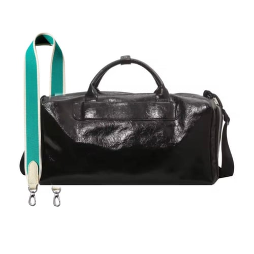 BLACK TRAVEL BAG + STRAP