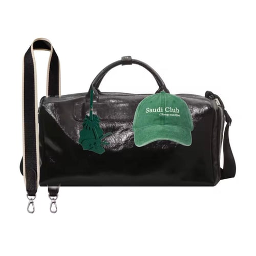 TRAVEL BAG + STRAP + CHARMS + SAUDI HAT