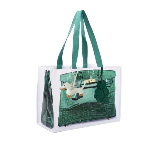 BIRKIN PRINT TOTE BAG
