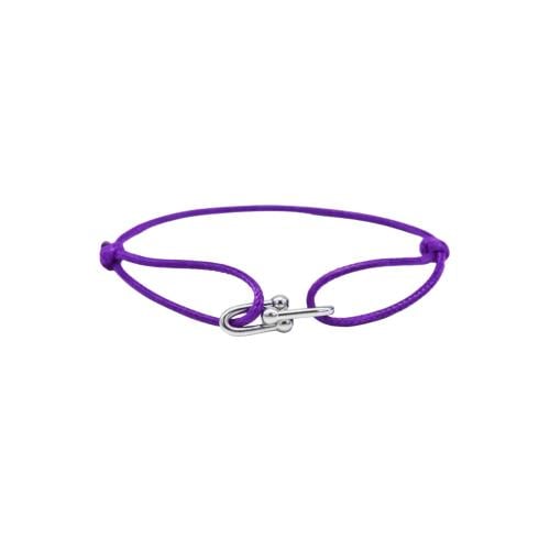 PURPLE HORSESHOE BRACELET