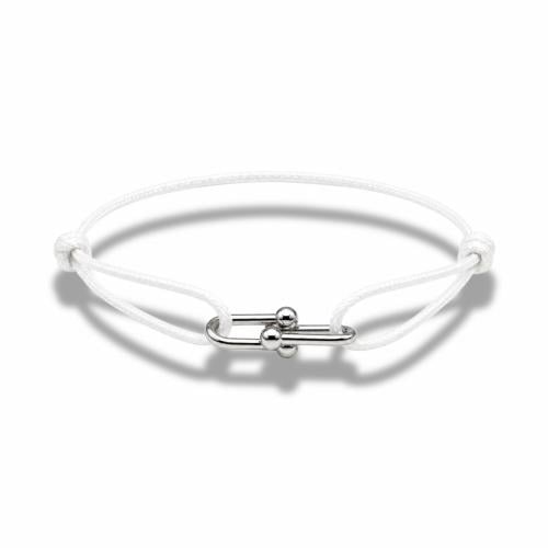 WHITE HORSESHOE BRACELET