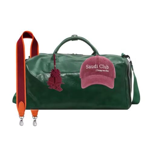 TRAVEL BAG + STRAP + CHARMS + SAUDI HAT