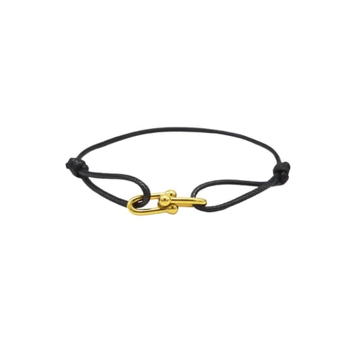 BLACK HORSESHOE BRACELET