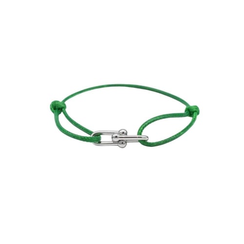 GREEN HORSESHOE BRACELET