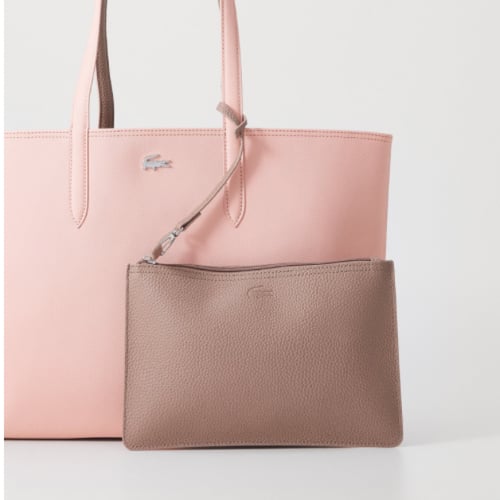 LACOSTE ANNA SET TOTE BAG - Rose Antler