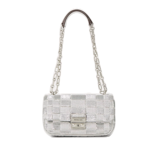 MICHEAL KORS TRIBECA SHOULDER - Silver