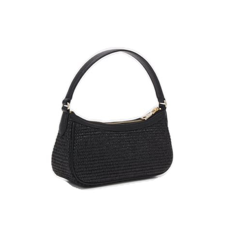 DKNY CAROL BAGUETTE-Black-Gold