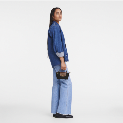 LONGCHAMP LE PLIAGE ORIGINAL POUCH WITH HANDLE - B...