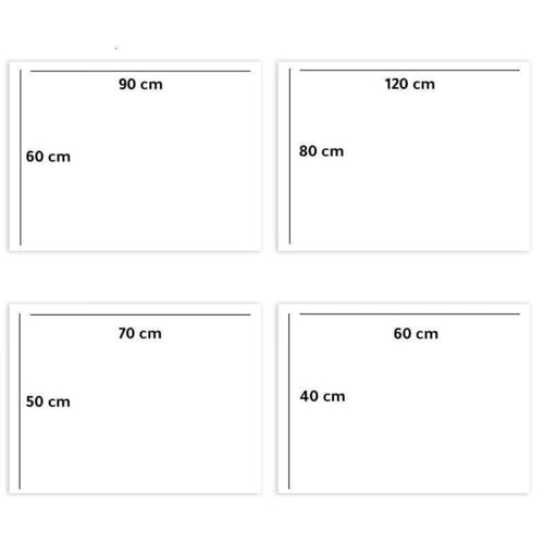 لوحة قماشية بتصميم الفن الاسلامي مع برواز مجوف