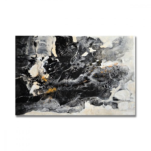 لوحة ديكور قماشية بتصميم رسم تجريدي