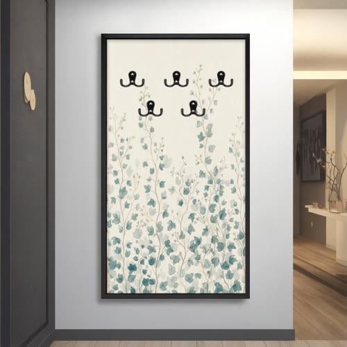 لوحة قماشية بتصميم مودرن لتعليق الملابس