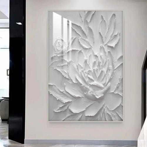 لوحة جدارية خشبية مطبوعة بتصميم اللوحة الجبسية مع...