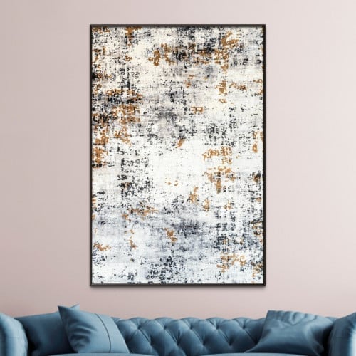 لوحة قماشية بتصميم مودرن مع برواز مجوف