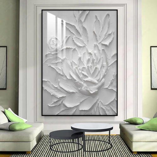 لوحة جدارية خشبية مطبوعة بتصميم اللوحة الجبسية مع...