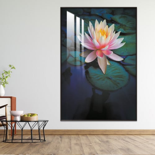 لوحة جدارية مع برواز و اكرليك شفاف