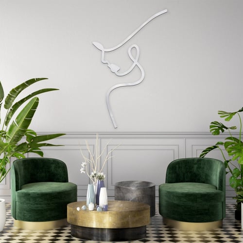 لوحة اكريلك بنقشة فتاة