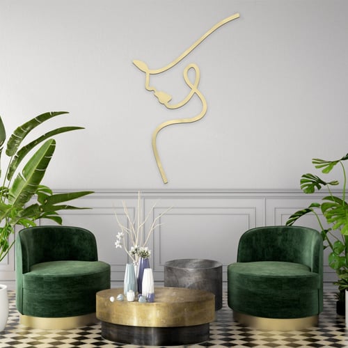 لوحة اكريلك بنقشة فتاة