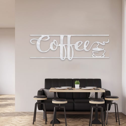 لوحة اكريلك بنقشة قهوة