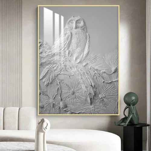 لوحة جدارية خشبية مطبوعة بتصميم اللوحة الجبسية مع...