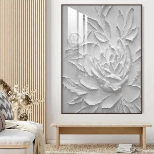 لوحة جدارية خشبية مطبوعة بتصميم اللوحة الجبسية مع...