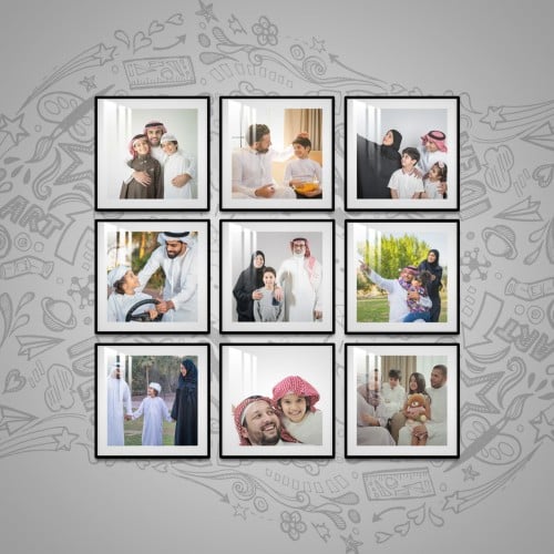 مجموعة لوحاتك الشخصية على كيفك مع برواز و اكريلك ش...