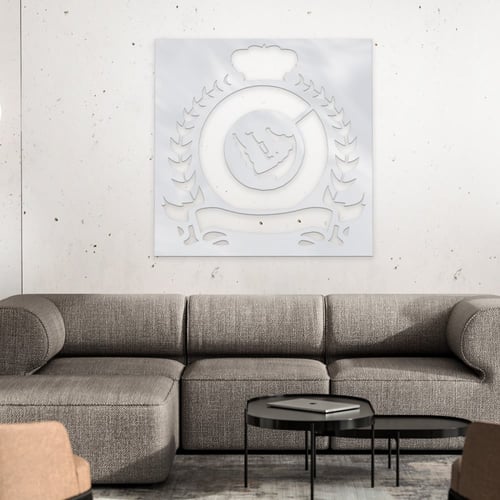 لوحة اكريلك بنقشة نادي النصر السعودي