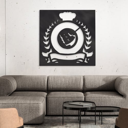 لوحة اكريلك بنقشة نادي النصر السعودي