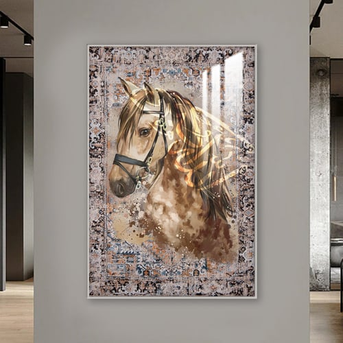 لوحة جدارية مع برواز و طبقة من اكريلك