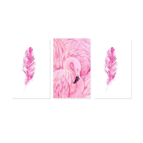 ثلاث لوحات خشبية ام دي اف مقاس 120x60 سم