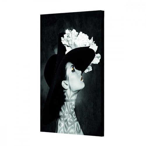 لوحة ديكور قماشية مودرن بتصميم فتاة