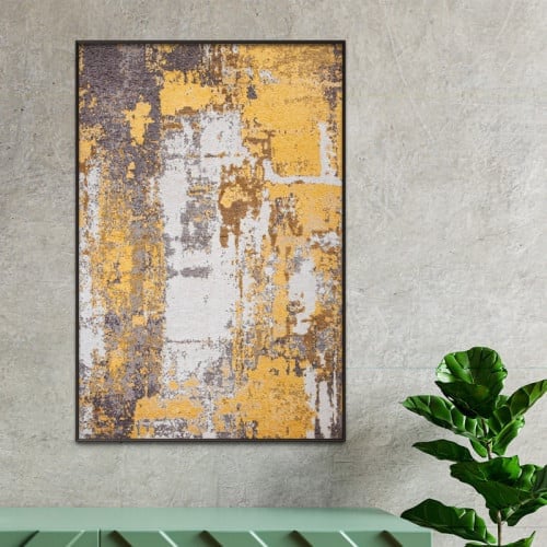 لوحة قماشية بتصميم مودرن مع برواز مجوف