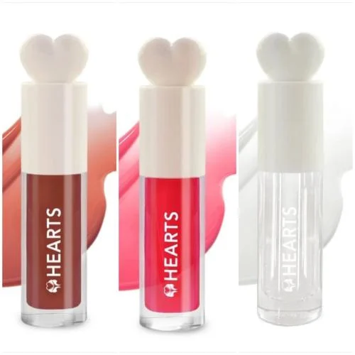 Hearts lip gloss