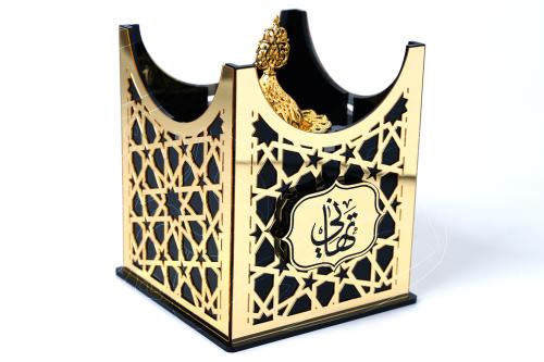 مبخرة أكريلك تراثية مع درج للعود