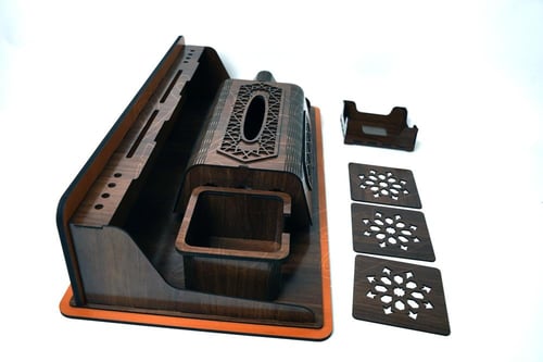 طقم مكتبي خشبي