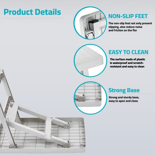 طاولة قابلة للطي خفيفة الوزن سهلة الحمل مناسبة للا...